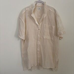 Aritzia Wilfred Atticus Button Up Shirt